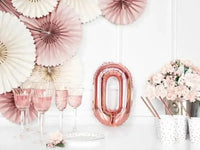 Letter Ballon O Rose Goud - 35 cm - Ballonnenshop.nl