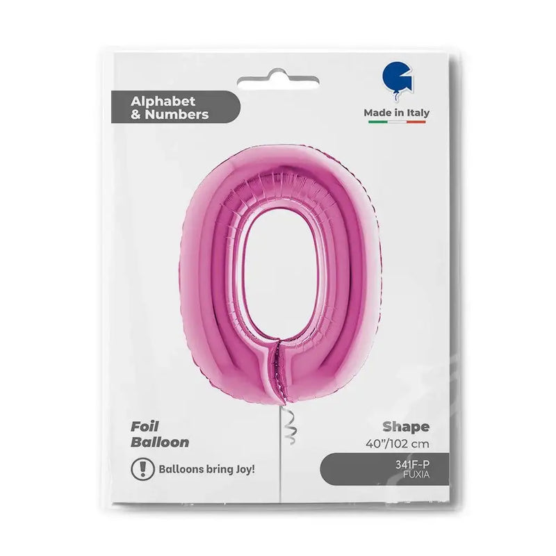 Letter Ballon O Roze - 102 cm - Ballonnenshop.nl