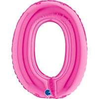Letter Ballon O Roze - 35 cm - Ballonnenshop.nl