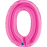 Letter Ballon O Roze - 35 cm - Ballonnenshop.nl