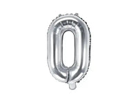 Letter Ballon O Zilver - 35 cm - Ballonnenshop.nl