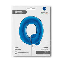 Letter Ballon Q Blauw - 102 cm - Ballonnenshop.nl