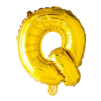Letter Ballon Q - Goud - 41 cm - Ballonnenshop.nl