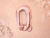 Letter Ballon Q Rose Goud - 35 cm - Ballonnenshop.nl