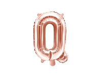 Letter Ballon Q Rose Goud - 35 cm - Ballonnenshop.nl