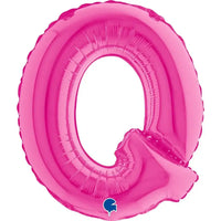 Letter Ballon Q Roze - 35 cm - Ballonnenshop.nl