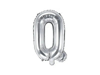 Letter Ballon Q Zilver - 35 cm - Ballonnenshop.nl