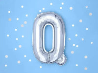 Letter Ballon Q Zilver - 35 cm - Ballonnenshop.nl