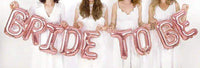 Letter Ballon R Rose Goud - 35 cm - Ballonnenshop.nl