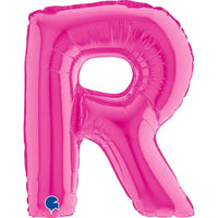 Letter Ballon R Roze - 35 cm - Ballonnenshop.nl