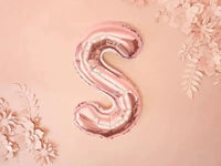 Letter Ballon S Rose Goud - 35 cm - Ballonnenshop.nl