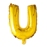 Letter Ballon U - Goud - 41 cm - Ballonnenshop.nl