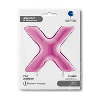 Letter Ballon X Roze - 102 cm - Ballonnenshop.nl