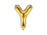 Letter Ballon Y Goud - 35 cm - Ballonnenshop.nl
