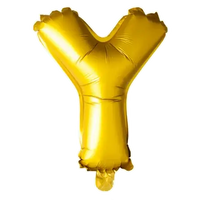 Letter Ballon Y - Goud - 41 cm - Ballonnenshop.nl