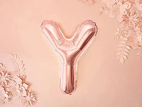 Letter Ballon Y Rose Goud - 35 cm - Ballonnenshop.nl