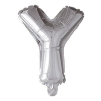 Letter Ballon Y - Zilver - 41 cm - Ballonnenshop.nl