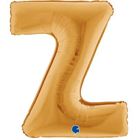 Letter Ballon Z Goud 102 cm - Ballonnenshop.nl