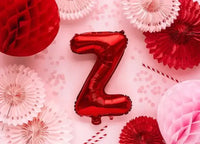 Letter Ballon Z Rood - 35 cm - Ballonnenshop.nl