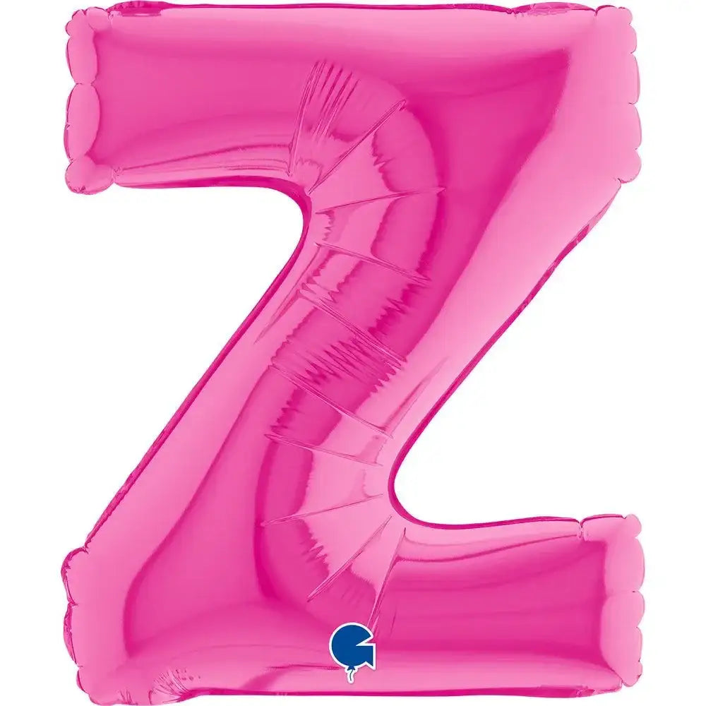 Letter Ballon Z Roze - 35 cm - Ballonnenshop.nl