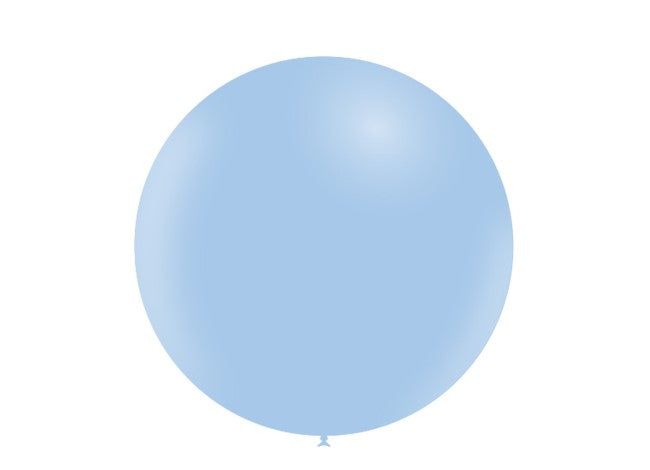 Licht Blauwe Mega Ballon Pastel XL 91 cm - Ballonnenshop.nl