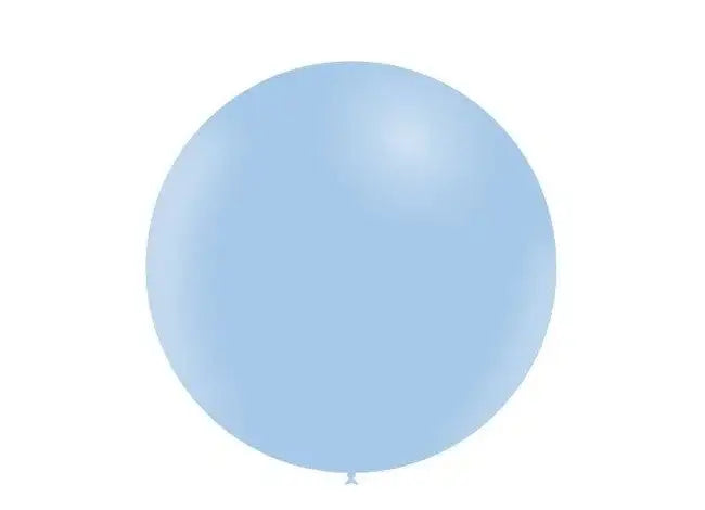 Licht Blauwe Mega Ballon Pastel XL 91 cm - Ballonnenshop.nl