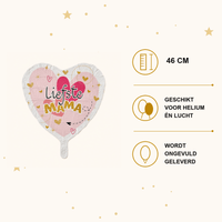 Liefste Mama Folie Ballon - 46 cm - Ballonnenshop.nl
