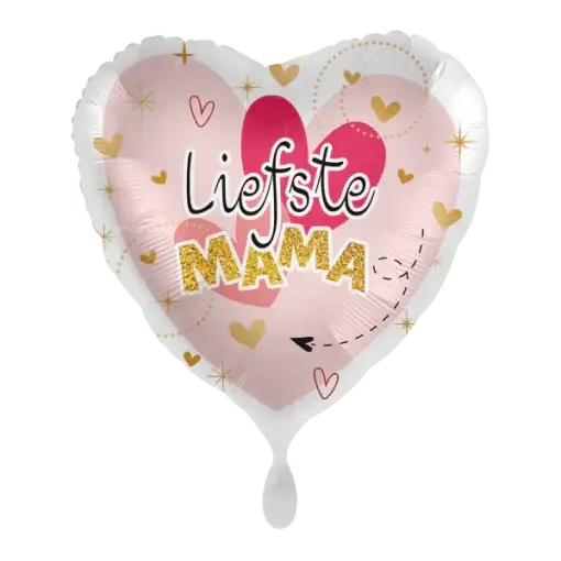 Liefste Mama Helium Ballon - Gevuld Met Helium - 46 cm - Ballonnenshop.nl