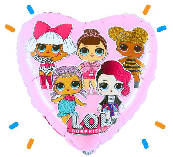 L.O.L Helium Ballon - Gevuld Met Helium - 46 cm - Ballonnenshop.nl