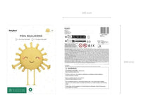 Lopende Zon Folie Ballon - 91 cm - Ballonnenshop.nl