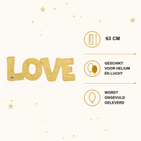 Love Folie Ballon - 63 cm - Ballonnenshop.nl