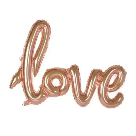 Love Folie Ballon Rose Goud - 119 cm - Ballonnenshop.nl