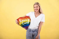 Love Is Love Folie Ballon 35 cm - Ballonnenshop.nl