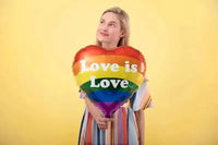 Love Is Love Folie Ballon 35 cm - Ballonnenshop.nl