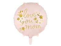 Love You Mom Folie Ballon 45 cm - Ballonnenshop.nl