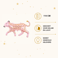 Luipaard Folie Ballon 114 cm - Ballonnenshop.nl