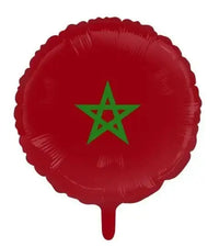 Marokkaanse Vlag Folie Ballon - 45 cm - Ballonnenshop.nl