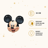 Mickey Mouse Folie Ballon - 63 cm - Ballonnenshop.nl