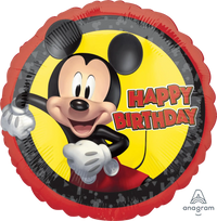 Mickey Mouse Happy Birthday Folie Ballon - 46 cm - Ballonnenshop.nl