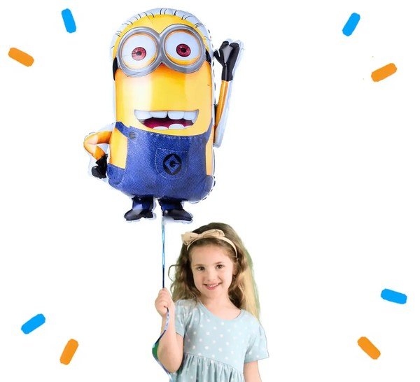 Minion Helium Ballon - Gevuld Met Helium - 63 cm - Ballonnenshop.nl