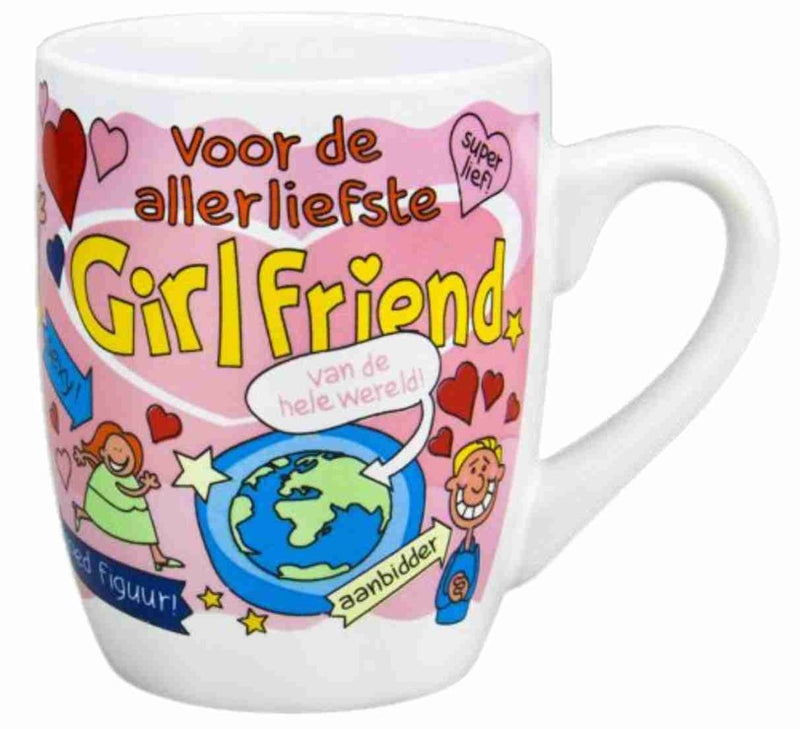 Mok - Girlfriend - Ballonnenshop.nl
