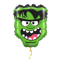 Monster Helium Ballon – met helium gevuld, met gouden lint