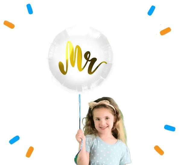 Mr Helium Ballon Goud - Gevuld Met Helium - 46 cm - Ballonnenshop.nl