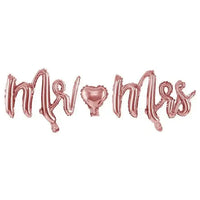 Mr Mrs Folie Ballon - 125 cm - Ballonnenshop.nl