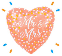 Mr & Mrs Hart Helium Ballon - Gevuld Met Helium - 46 cm - Ballonnenshop.nl
