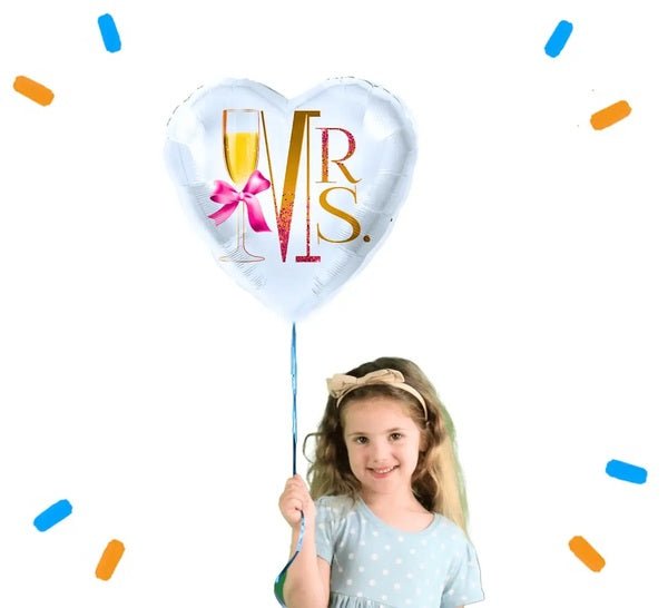 MRS. Helium Ballon - Gevuld Met Helium - 46 cm - Ballonnenshop.nl