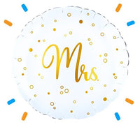 Mrs Helium Ballon Stippen - Gevuld Met Helium - 46 cm - Ballonnenshop.nl