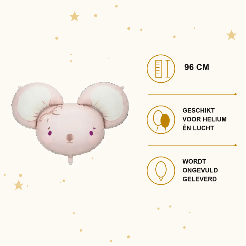 Muis Folie Ballon - 96 cm - Ballonnenshop.nl