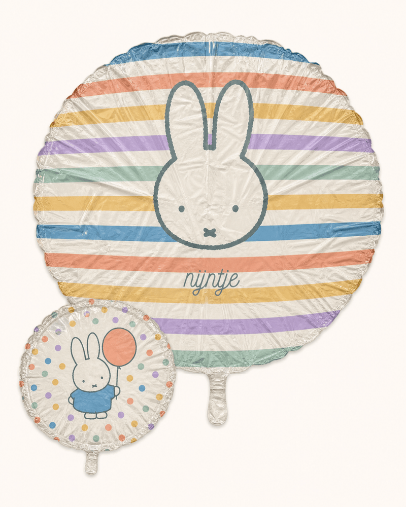 Nijntje Folie Ballon 2 designs - 46 cm - Ballonnenshop.nl