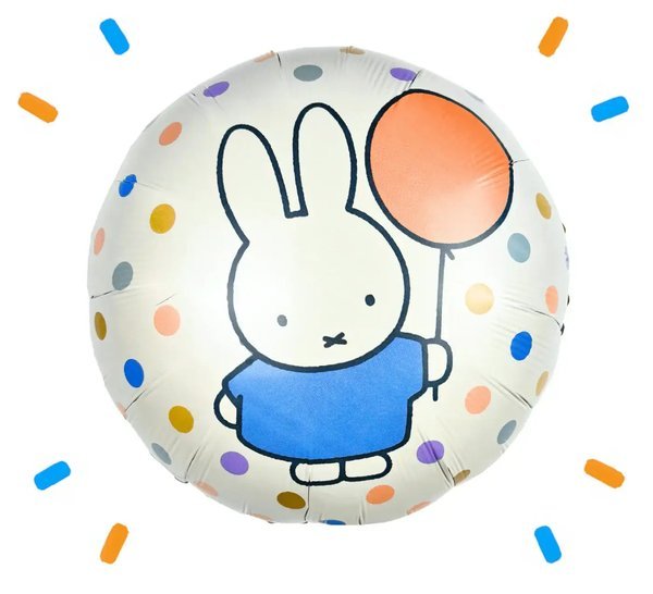 Nijntje Met Ballon Helium Ballon - Gevuld Met Helium - 46 cm - Ballonnenshop.nl